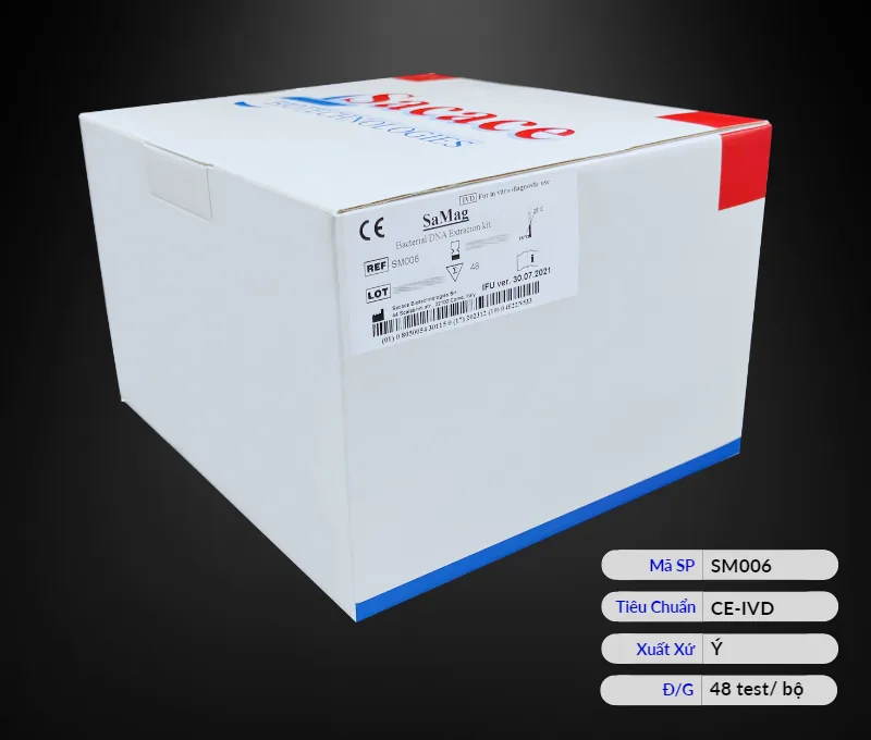 Kit tách chiết tự động SaMag Bacterial DNA Extraction kit SM006