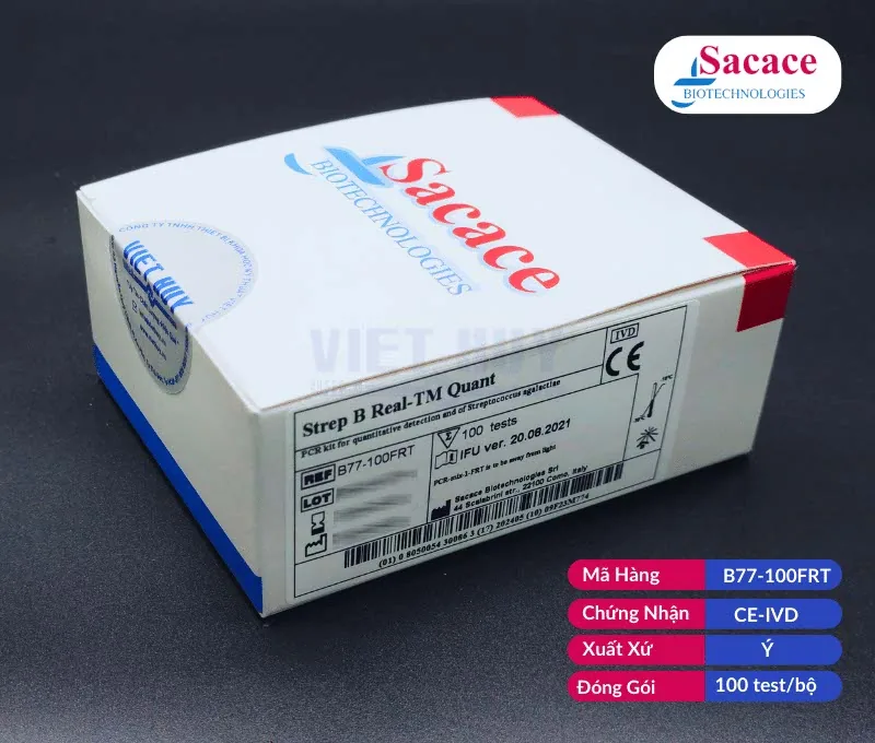 Kit xét nghiệm định tính và định lượng DNA Streptococcus agalactiae | Strep B Real-TM Quant