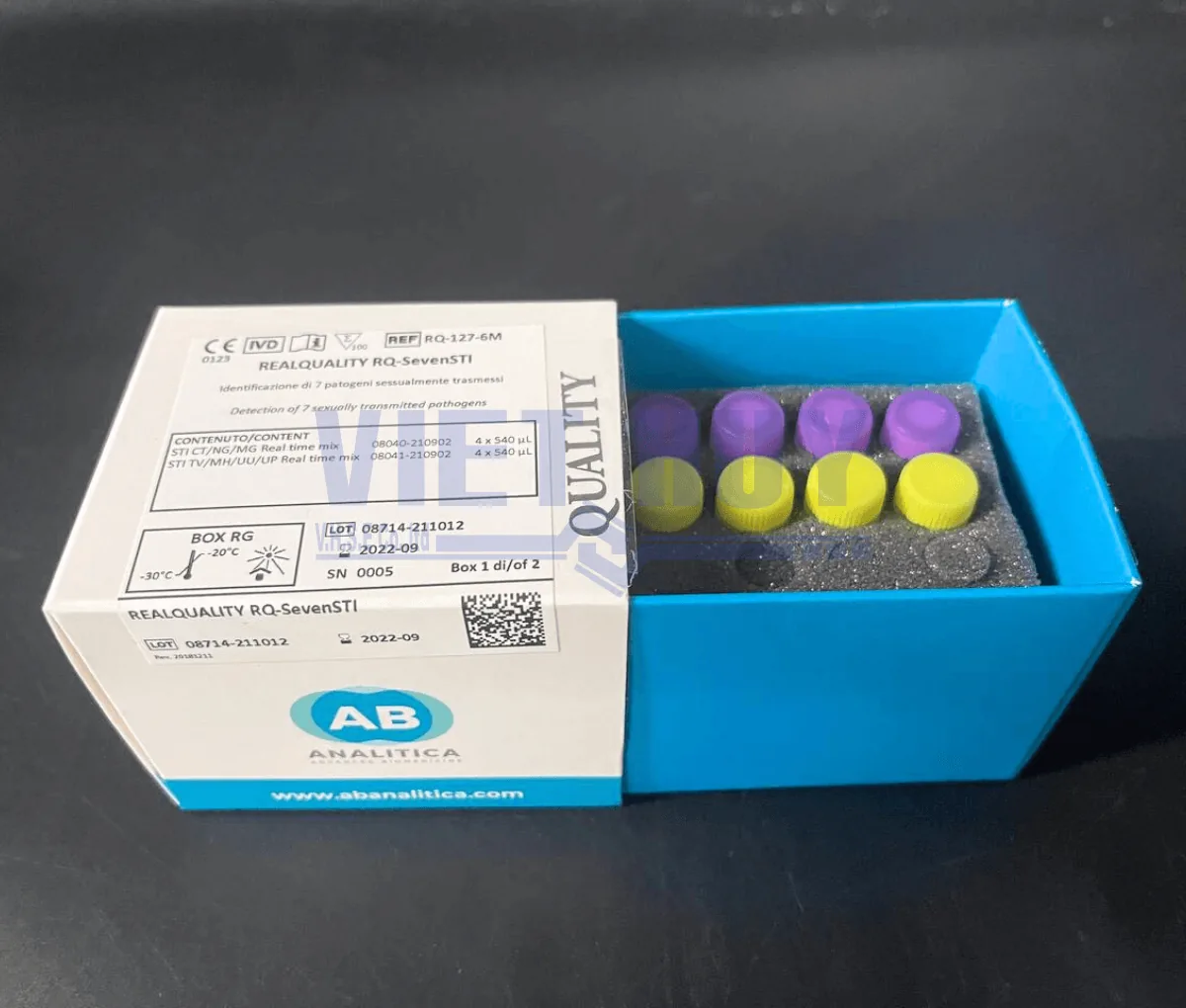 Bộ Xét Nghiệm Định Tính 7 tác nhân gây bệnh qua đường tình dục Realquality RQ-Seven STI - ảnh 2