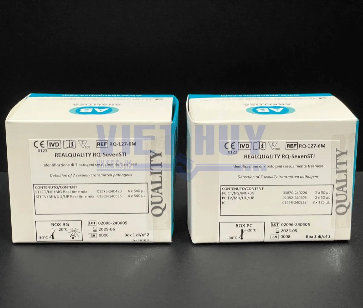 Bộ Xét Nghiệm Định Tính 7 tác nhân gây bệnh qua đường tình dục Realquality RQ-Seven STI - ảnh 4