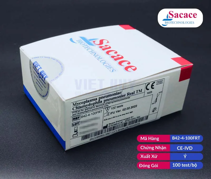 Kit xét nghiệm định tính Mycoplasma pneumoniae/Chlamydophila pneumoniae Real-TM