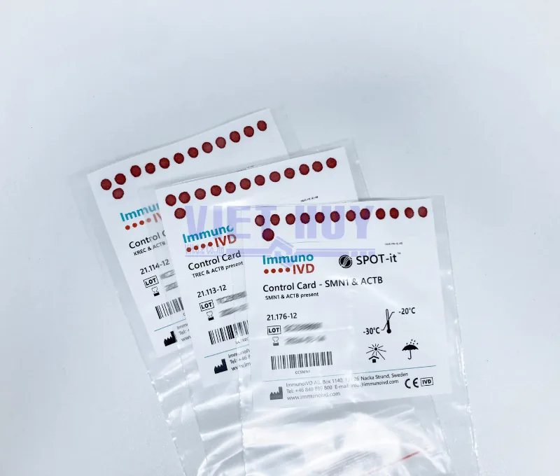 Bộ xét nghiệm định lượng DNA TREC, DNA KREC và định tính exon 7 gen SMN1 SPOT-it TREC, KREC & SMN1 - ảnh 2