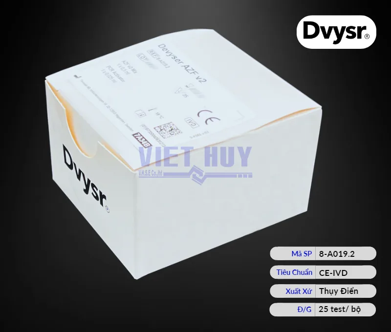 Kit sàng lọc các marker STS AZF trên nhiễm sắc thể Y ở vùng AZFa, AZFb và AZFc. |Devyser AZF v2