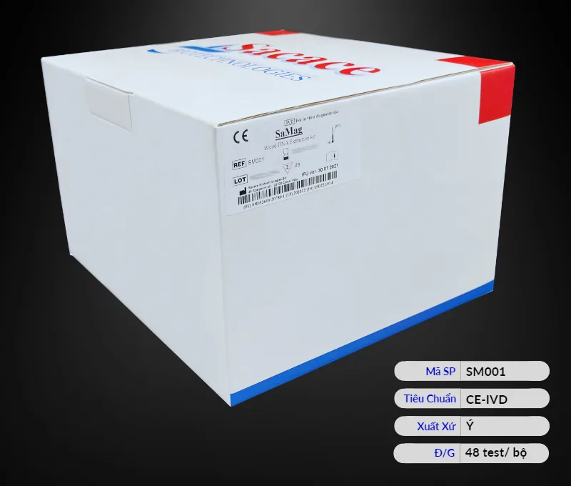 Kit tách chiết tự động SaMag Blood DNA Extraction Kit: SM001
