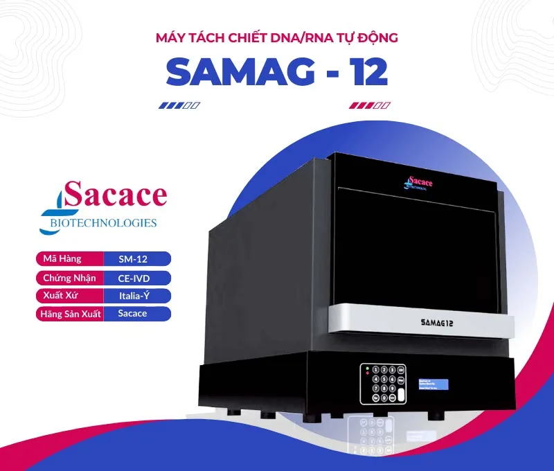 Máy tách chiết DNA/RNA tự động SaMag 12 EVO - ảnh 2