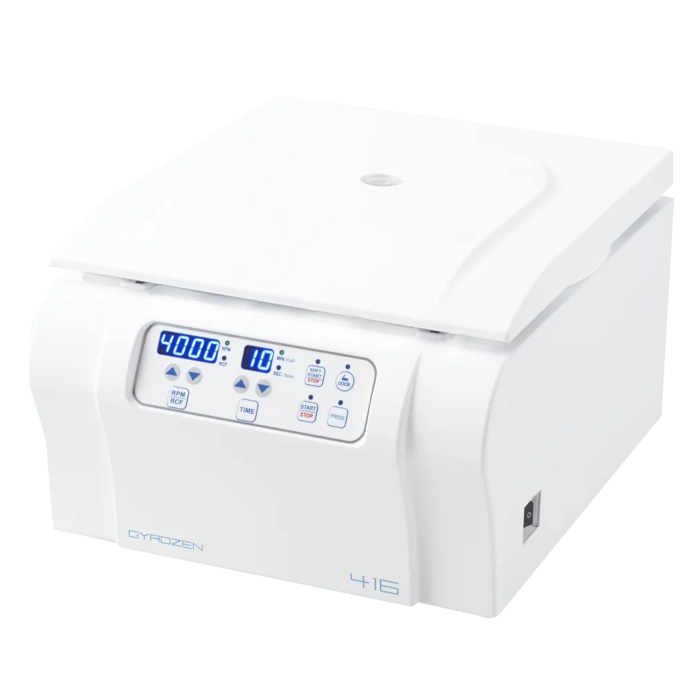 Máy Ly Tâm Ống Máu 416 – Gyrozen | Máy Ly Tâm Tốc Độ Thấp 4.000 rpm