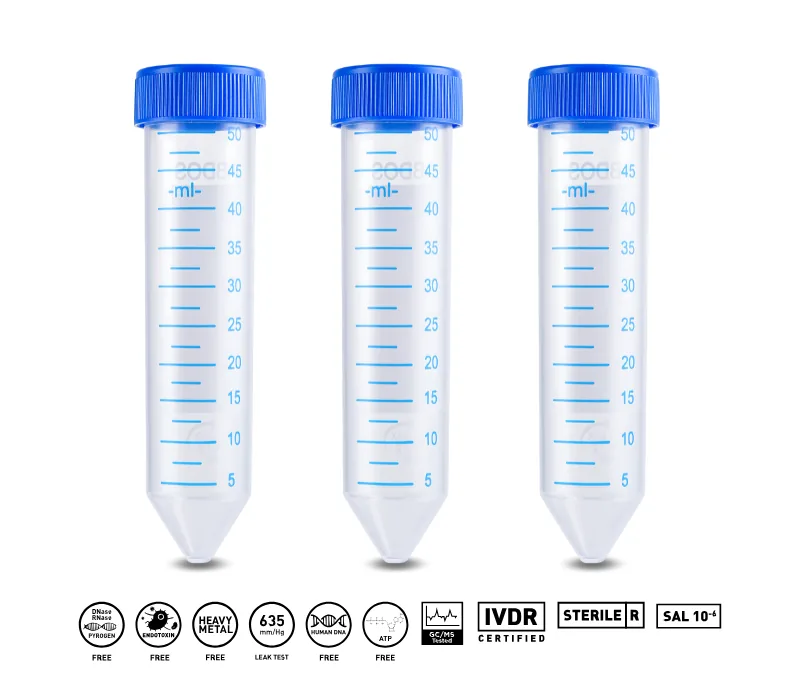 Ống ly tâm falcon, vô trùng (15/50 ml) - ảnh 2