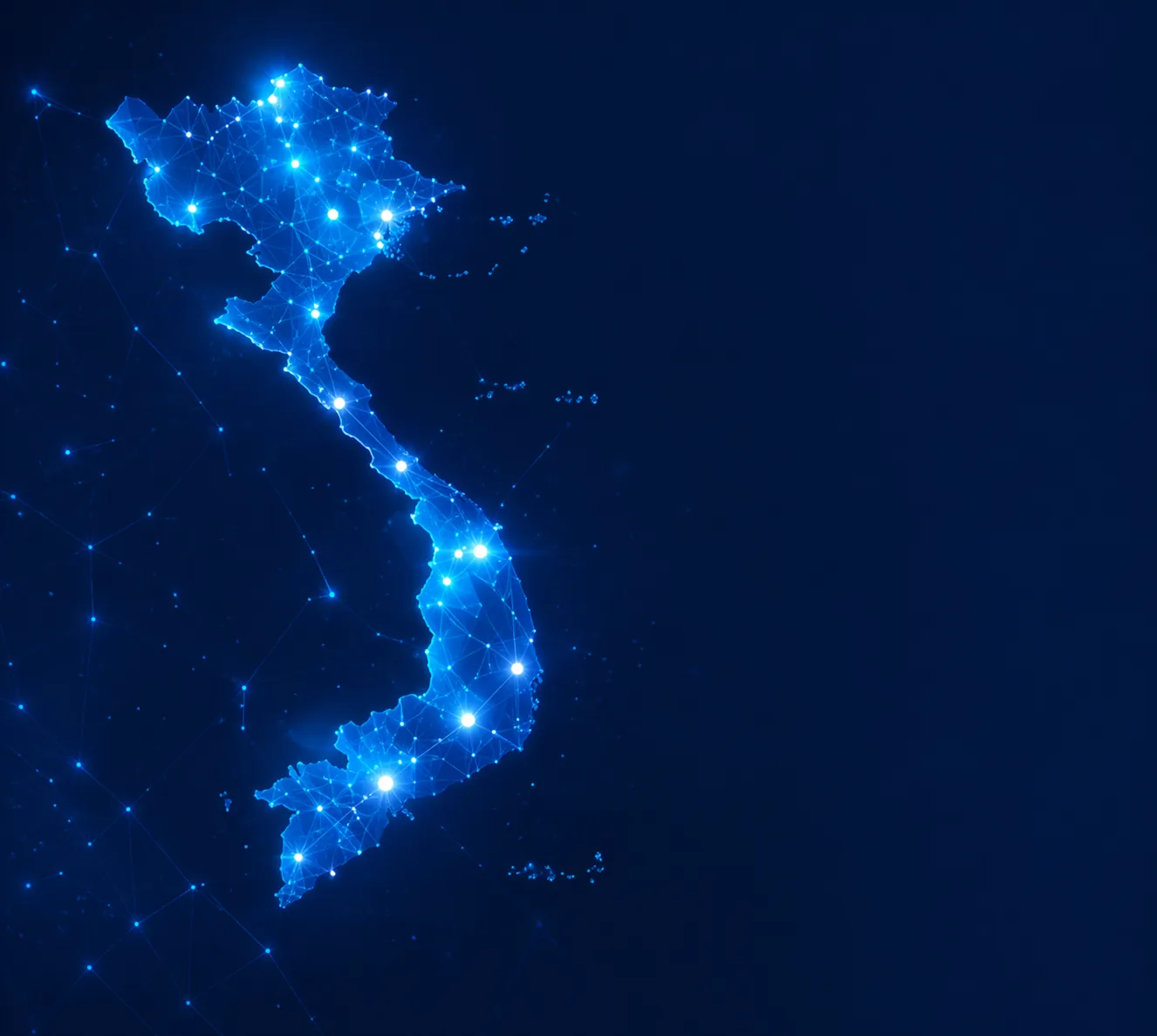 Map of the Viet Huy network across Vietnam
