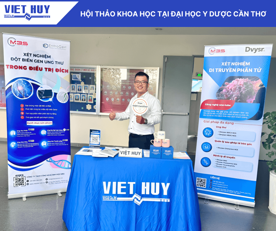 Gian hàng Việt Huy tại Hội Thảo Đại Học Y Dược Cần Thơ