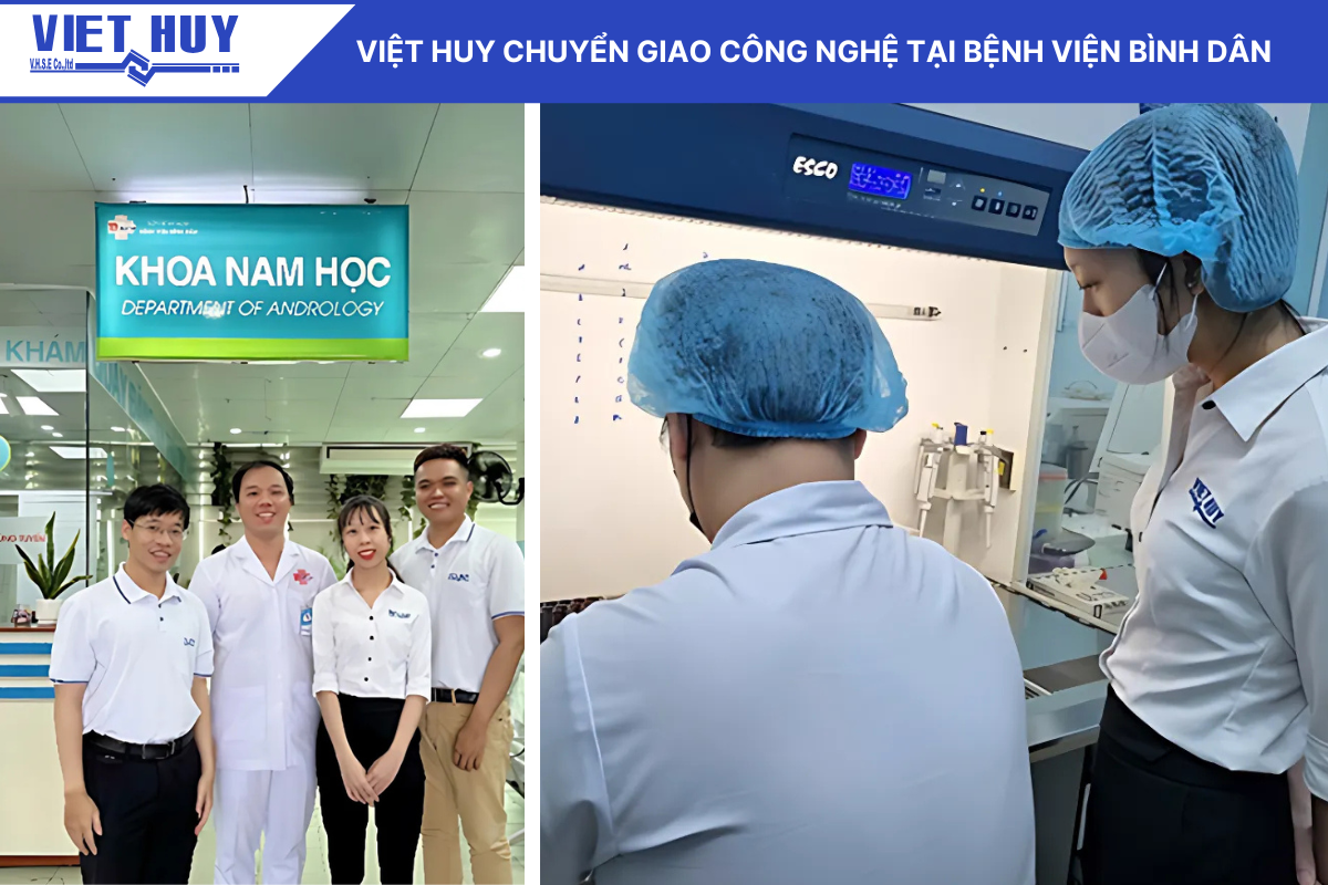 Việt Huy chuyển giao thành công giải pháp xét nghiệm ĐA GENE điều trị đích tại Bệnh viện Bình Dân