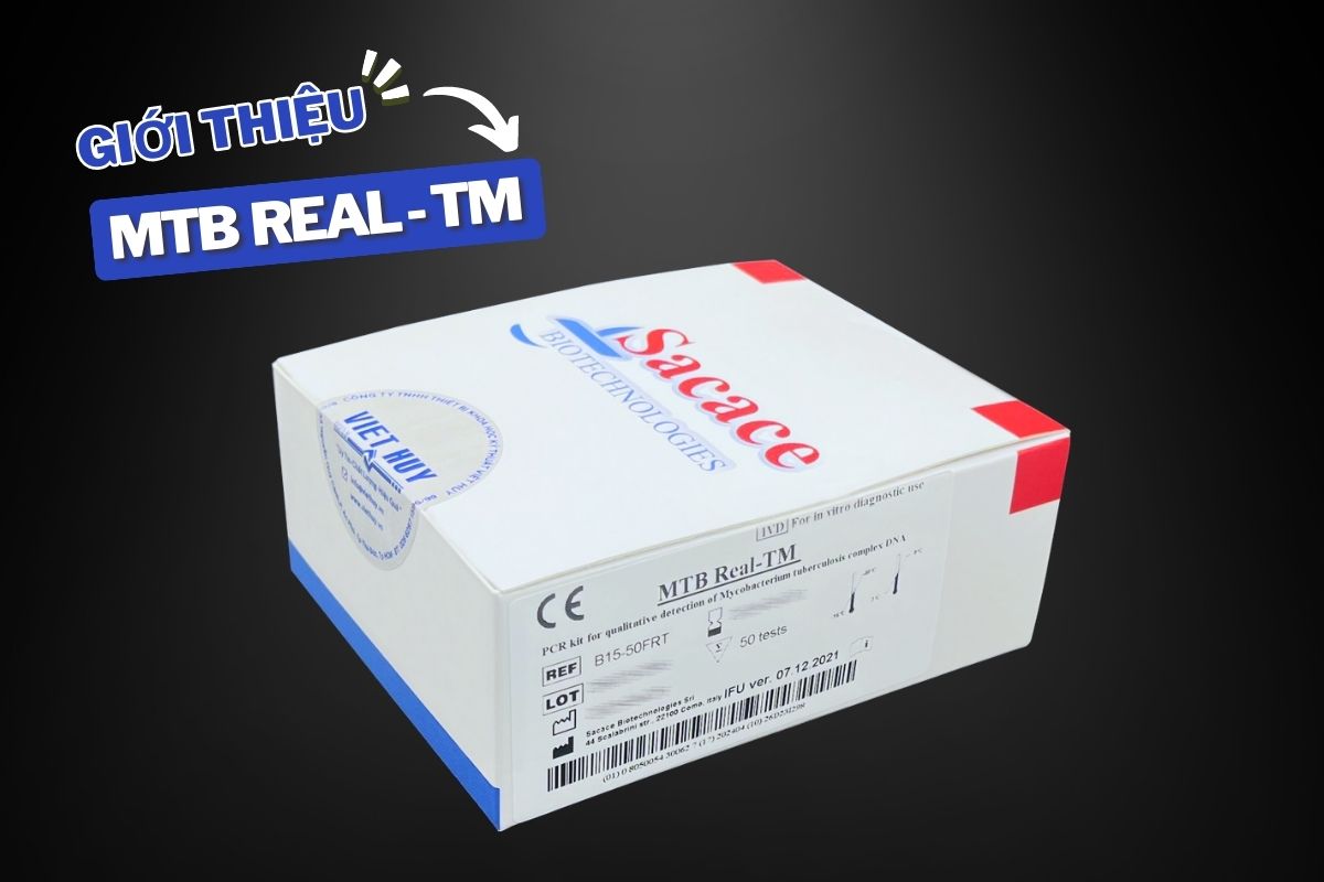 Bộ xét nghiệm vi khuẩn lao (Mycobacterium Tuberculosis) - MTB REAL TM 