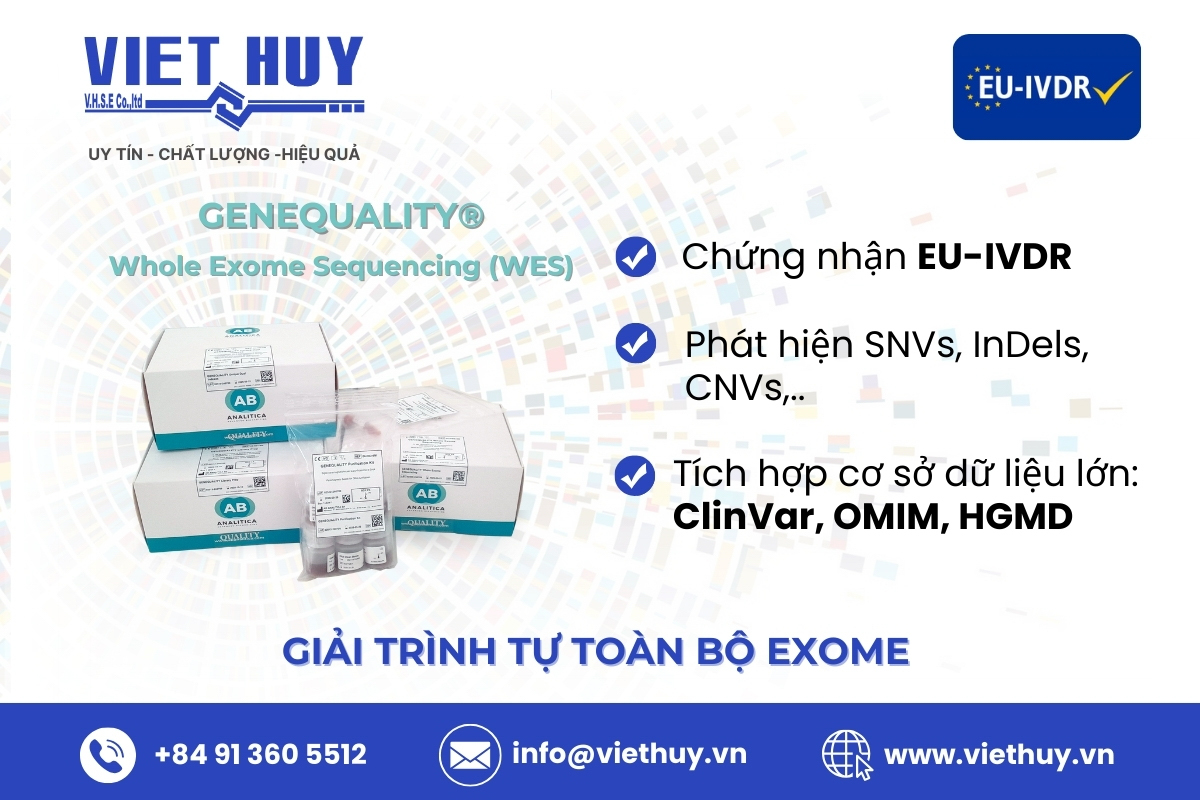 GENEQUALITY Whole Exome Sequencing (WES) | Việt Huy