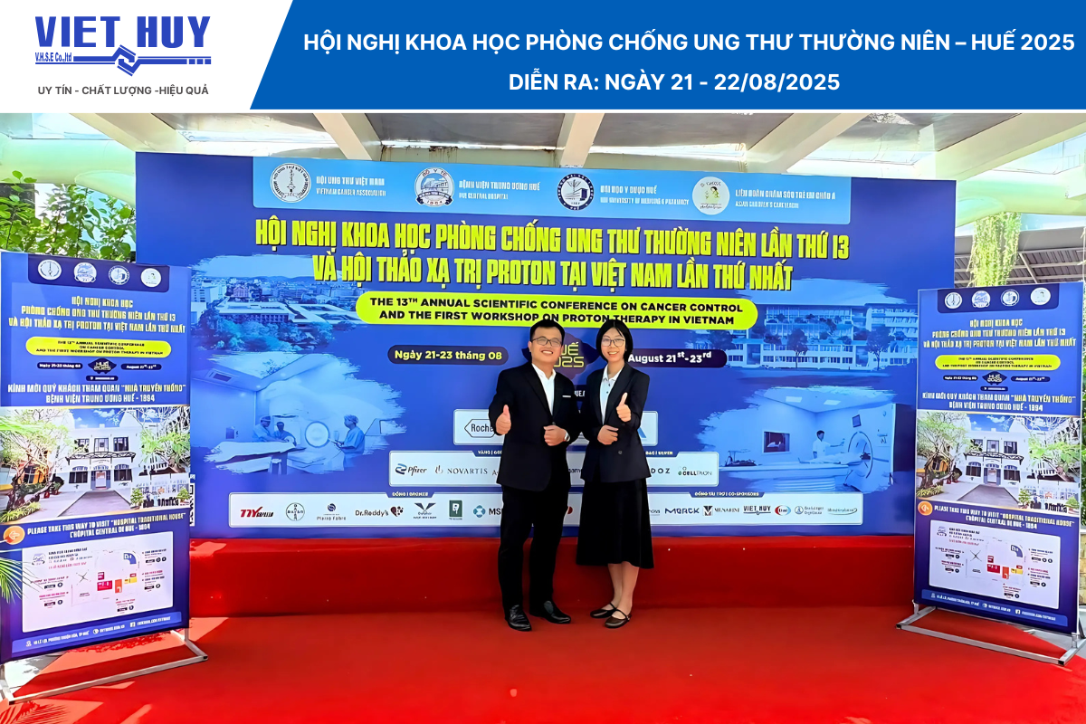 VIỆT HUY GHI DẤU ẤN TẠI HỘI NGHỊ KHOA HỌC PHÒNG CHỐNG UNG THƯ THƯỜNG NIÊN – HUẾ 2025