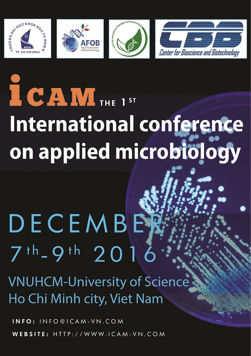 Hội nghị Khoa học quốc tế lần thứ 1 về vi sinh ứng dụng (ICAM Việt Nam 2016) 