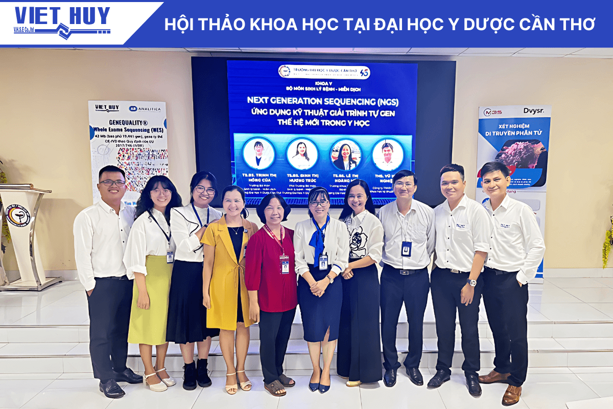 Hội Thảo Khoa Học Tại Đại Học Y Dược Cần Thơ - Việt Huy Đồng Hành Cùng Ứng Dụng Công Nghệ NGS Trong Y Học