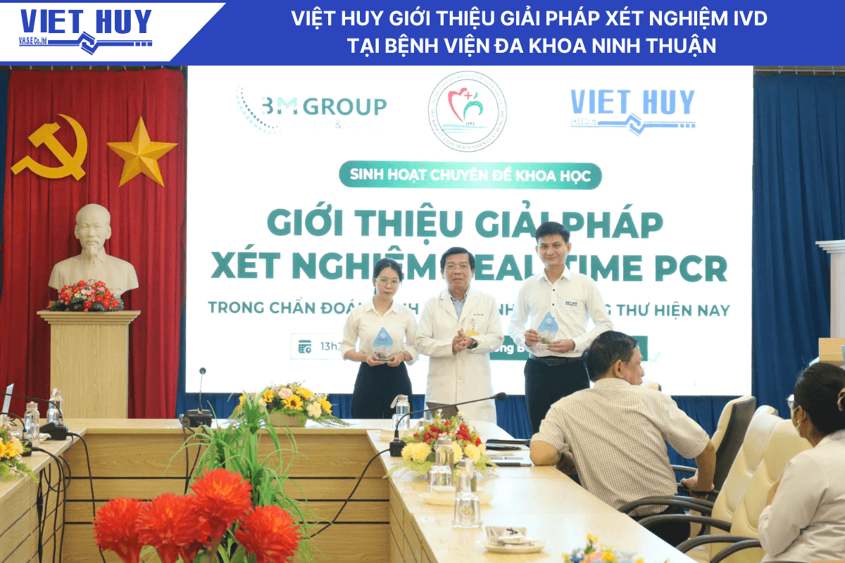 Việt Huy giới thiệu giải pháp xét nghiệm IVD tại Bệnh viện Đa khoa Ninh Thuận