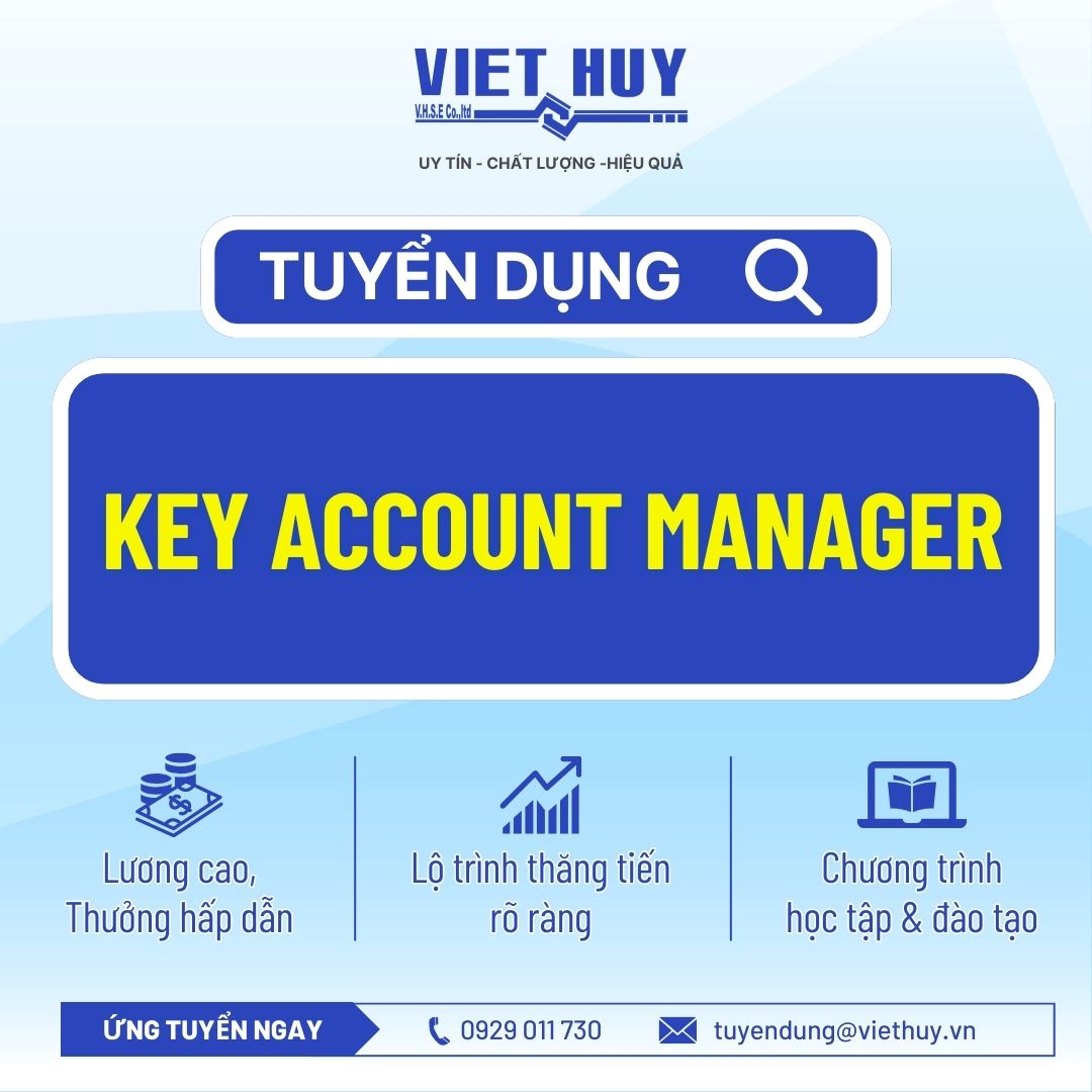 TUYỂN DỤNG KEY ACCOUNT MANAGER