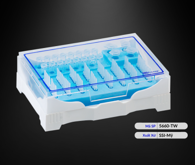Rack lạnh đổi màu 0.1ml PCR (64 vị trí)	-5660-TW