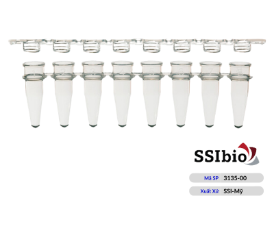UltraFlux® i Strip-8 PCR 0.2 ml (Strip Tubes wtih Strip Caps), trong-3135-00